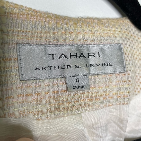 Tahari tweed textured office blazer - Picture 3 of 10